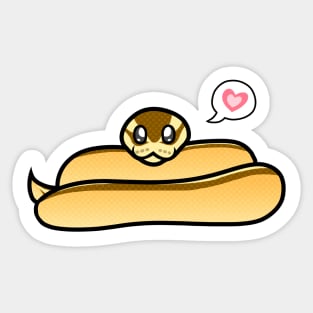 Ball Python Love Sticker